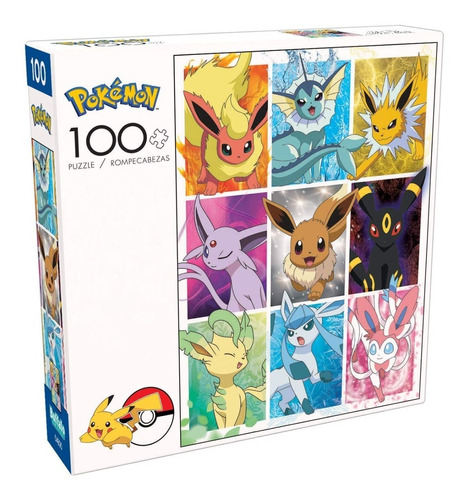 Rompecabezas Pokemon 100 Piezas Eevee Buffalo Games Nintendo