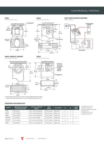 Interruptor De Corriente De Núcleo Sólido H800-hv