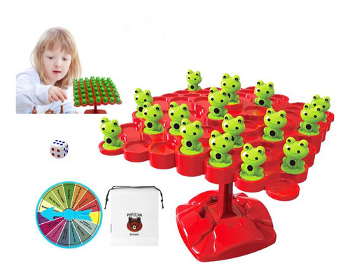 Juego De Mesa Seesaw Frog Balanced Tree