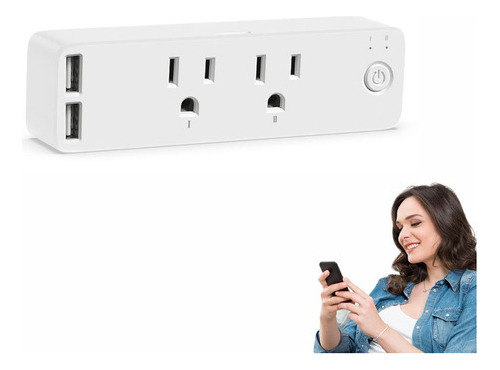 Toma Corriente Smart Socket Wi Fi Alexa Google Inteligente