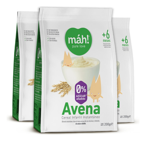 Cereal Máh!® Avena - 3un