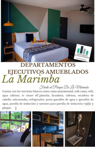 Imagen 10 de 10 de Departamento Tipo Estudio Todo Incluido, Amueblado Y EquiPad