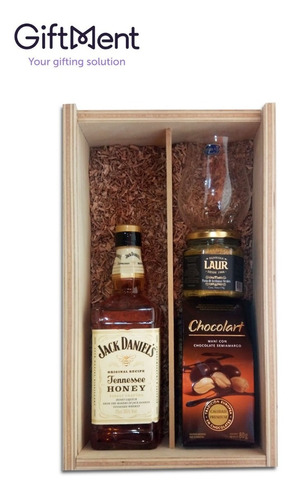 Caja  Whisky Jack  Daniels Honey Duo  Regalos 