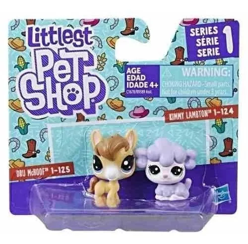 Littlest Pet Shop Mini 2-Pack (Lamb/Donkey), Ages Up