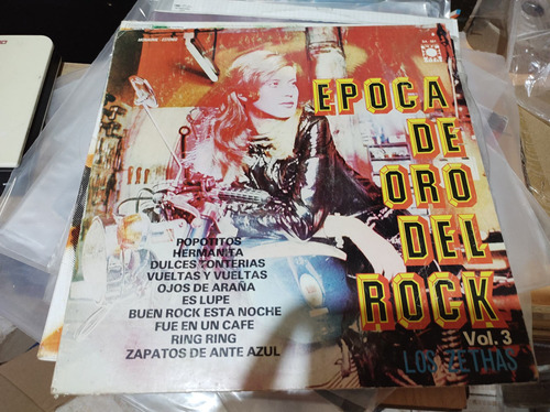 Los Zethas Rock Vol 3 Vinyl,lp,acetato 