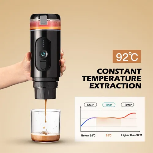 Cafetera De Café Espresso Inalámbrica Portátil Con Presión D