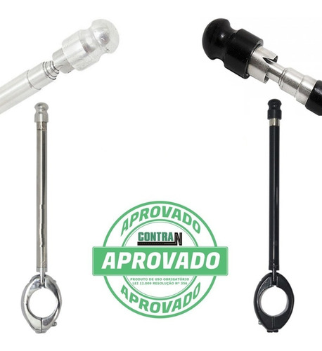 Antena Corta Pipa Bmw R 1200 Gs Adv Guidão 6 Estagios Mr10a
