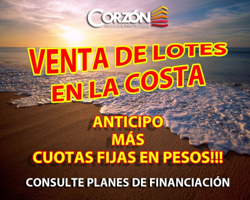 Imagen 1 de 1 de Venta De Lotes Financiados En La Costa!! Oportunidad