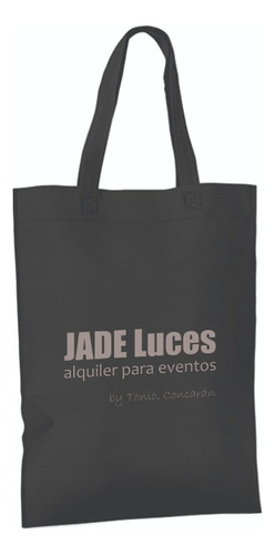 200 Eco Bolsas 30x40x10 Con Manijas Impresas C/logo 1 Color