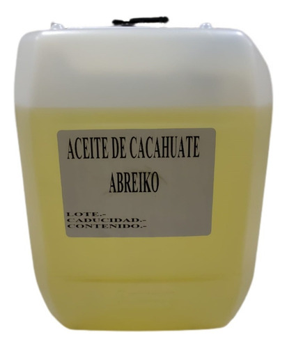 Aceite De Cacahuate Sin Olor 5 Litros