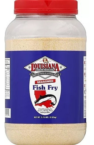 Luisiana Fish Fry, Empanizador Para Mariscos 2.6kg Importado