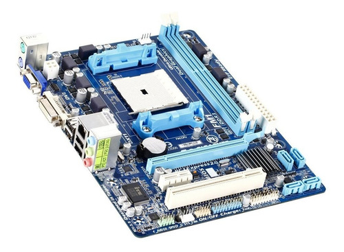 Kit Actualización Gigabyte A55m-ds2 + A6-3620 8gb Cooler Rgb Color Azul/Blanco