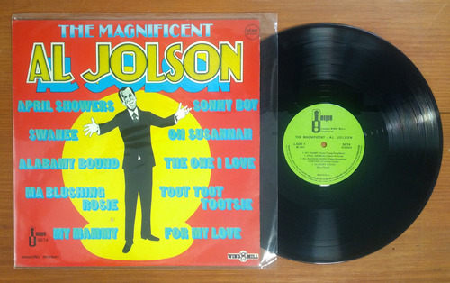 Al Jolson The Magnificent 1977 Disco Lp Vinilo Brasil