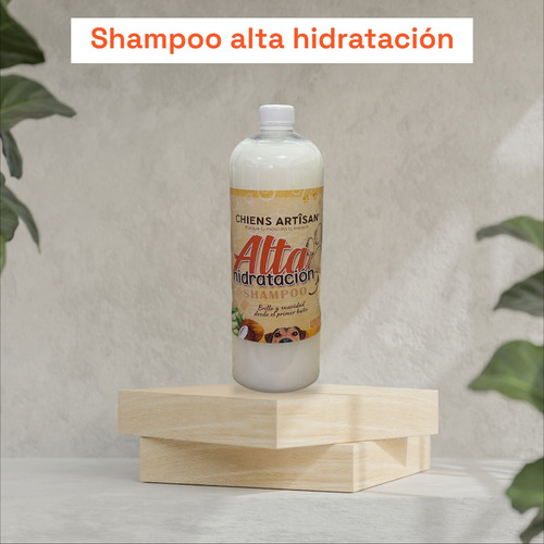 1 Lt Shampoo Alta Hidratación Para Perros Y Gatos
