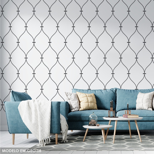 Vinilo Decorativo Empapelados Pared Mural Geometricos 5a8