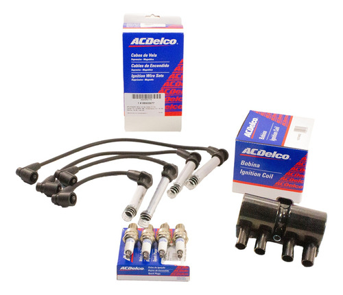 Kit Cable+bujia+bobina Acdelco Chevrolet Corsa Ii 1.8 8v(c)