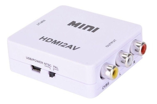 Adaptador Conversor Hdmi A Rca Av Digital A Analogico 1080p