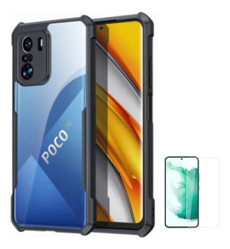 Para Xiaomi Poco F3 - Case Funda Carcasa Xundd + Vidrio