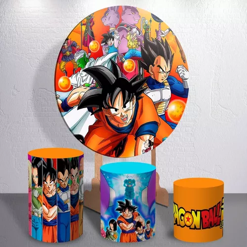 Edição - Painel Redondo Dragon Ball Super