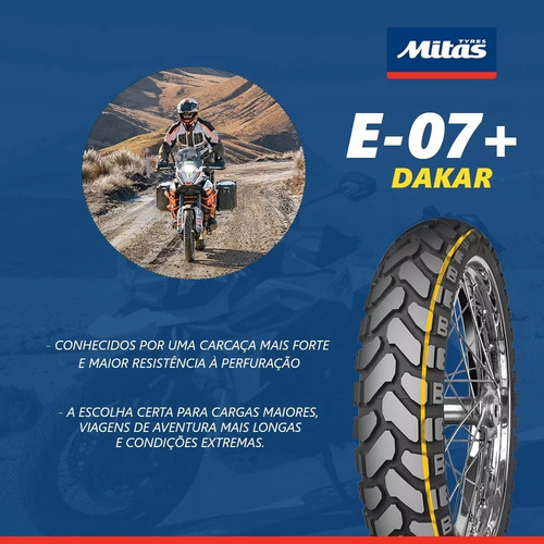 Pneus Mitas E-07 + Dakar 120/70-19 170/60-17 R1200gs R1250gs