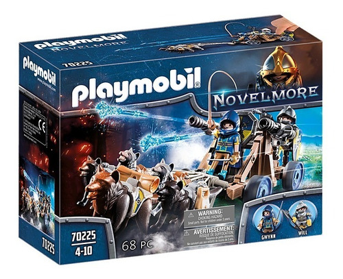 Playmobil Novelmore 70225  Equipo Lobo Con Cañon Edu