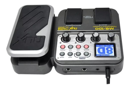 Pedal de efecto NUX Modelling Guitar Processor MG-100 gris
