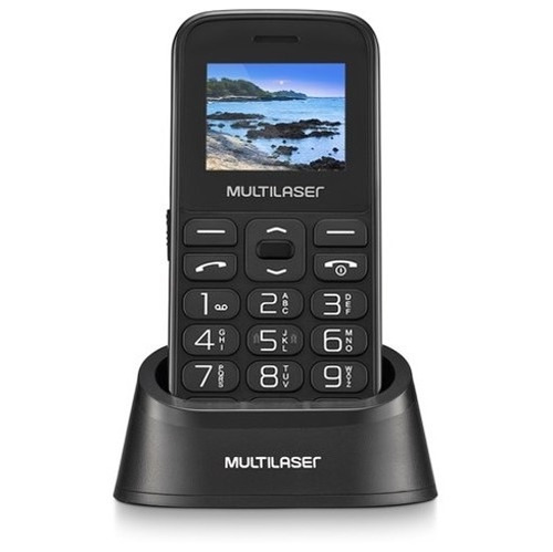 Celular Vita Com Base Tela 1.8 Dual 2g Usb Bluetooth P9121 B