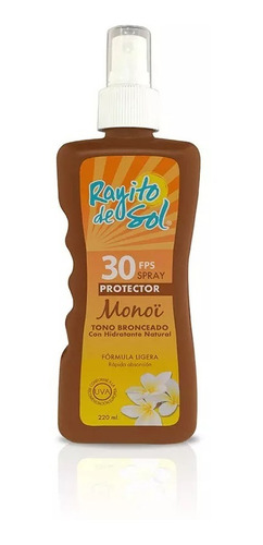 Rayito De Sol Protector Solar Leche Spray Mono F30  220ml