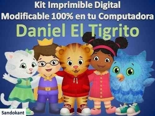 Kit Imprimible Fiesta De Daniel El Tigre