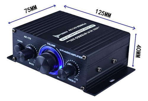 A Mini Amplificador De Potencia De Audio P /auto Casa