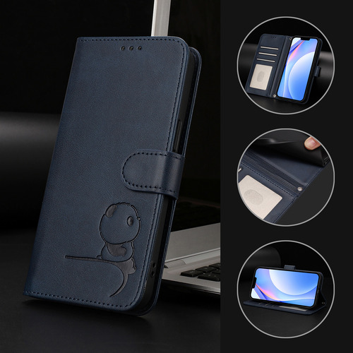 Funda Tipo Cartera Con Temática De Panda Para Cubot Note 40/p50/a10/a20/a30/max 5, Cierre Magnético, 3 Ranuras Para Tarjetas, A Prueba De Golpes