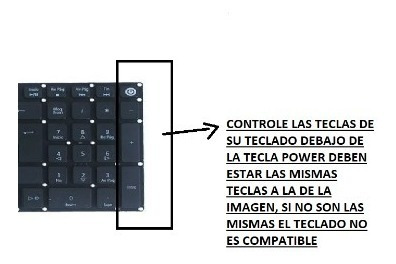 Imagen 2 de 3 de Teclado Acer 3 A315-21 A315-31 A315-41 A315-51 A315-53 Esp
