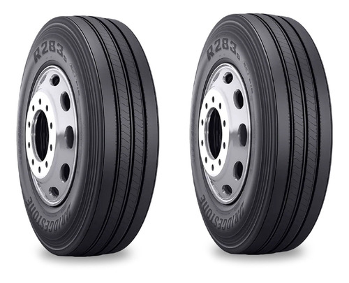 Paquete 2 Llantas 11r22.5 Bridgestone R283s Ecopia 83s