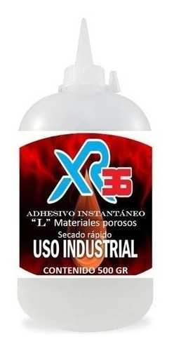 Super Pegamento Adhesivo Cianocrilato 500g Xr36 Industrial