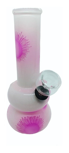 Bong Colores 16cm  + Mallas + Boquilla En Vidrio