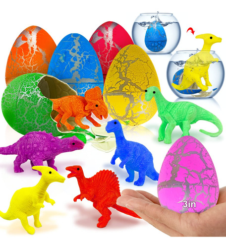 Paquete De 6 Huevos Gigantes De Dinosaurio De Pascua De 3