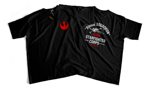 Remera Star Wars Rogue Squadron Todos Los Talles 100% Algodn