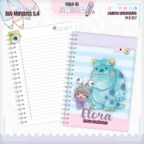 Arquivo De Corte Pack Voltas As Aulas Boo Monstra Sa