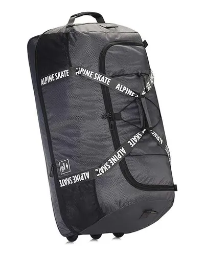 Bolso De Viaje Grande Con 3 Ruedas Convertible A Valija Color Gris