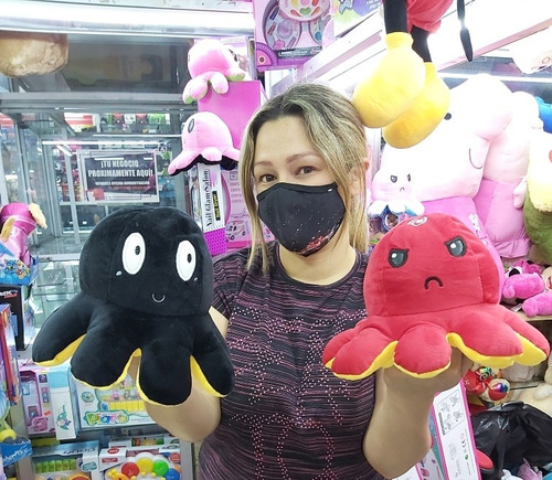 Pulpo Reversible De Peluche.