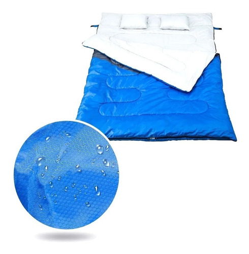 Saco De Dormir Térmico Casal Kuple Impermeável -nautika +nf