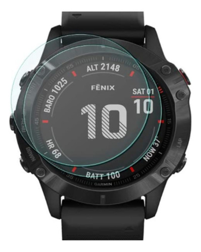 Mica X2 Vidrio Templado Compatible Garmin Fénix 6 / 6 Pro