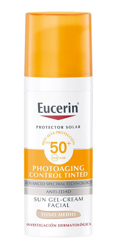 Eucerin Sun Fps50+ Crema Con Color Cc 50ml Protector Solar