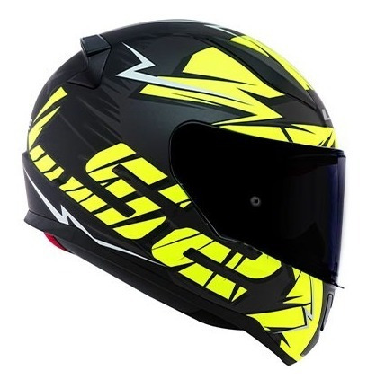 Imagem 2 de 5 de Capacete Ls2 Ff353 Rapid Cromo Amarelo Tam. 60