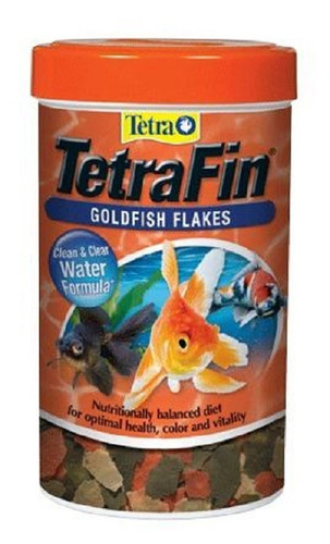 Imagen 1 de 1 de Aliemento en escamas peces de agua fría carassius y goldfish Tetrafin Goldfish Flakes 62g 