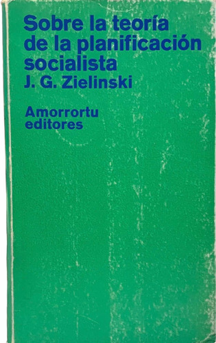 Sobre La Teoría De La Planificacion Socialista Zielinski