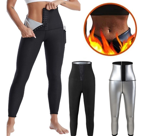 Pantalones Calientes Entrenador De Cintura Sweat Sauna Body