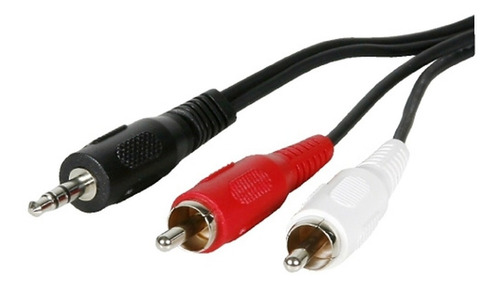 Imagen 1 de 2 de Cable De Audio Auxiliar Plug 3.5 A Rca 8 Piezas