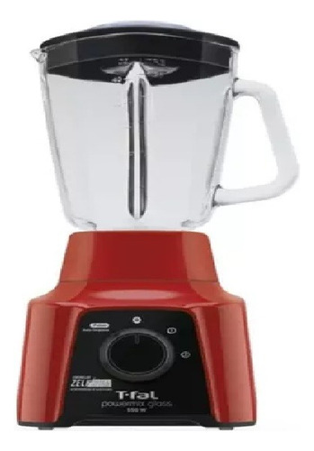 Licuadora T-fal Powermix Ln283fmx Vidrio 550w 110v 1.75lts Color Rojo