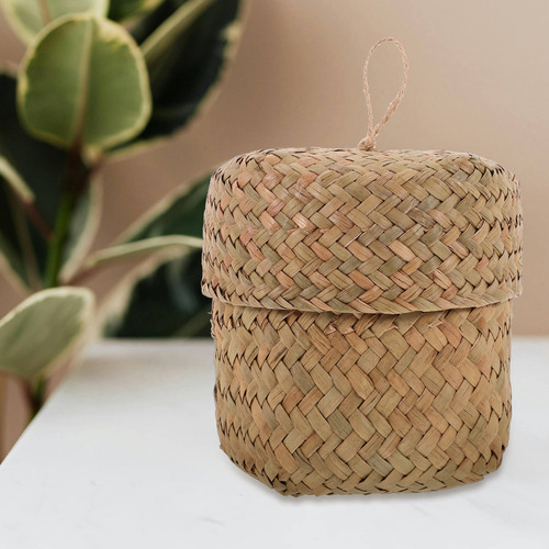 Cesta De Almacenamiento Tejida, Cesta De Almacenamiento Teji